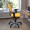 Flash Furniture Yellow Mesh Multifunction Chair - Roller Wheels HL-0001-YEL-RLB-GG - alternate 2